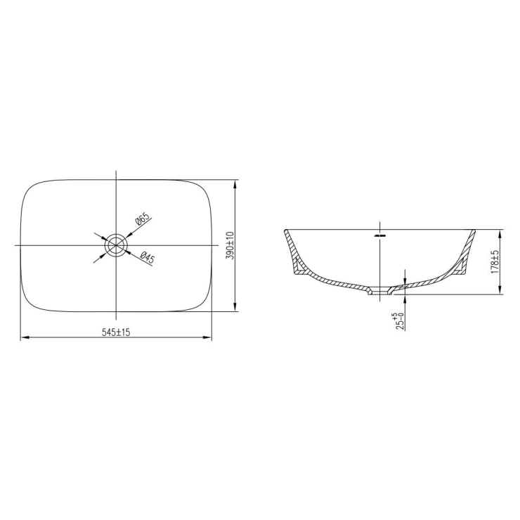 Chậu Lavabo Đặt Bàn Jomoo 12132-1/01Z-I011