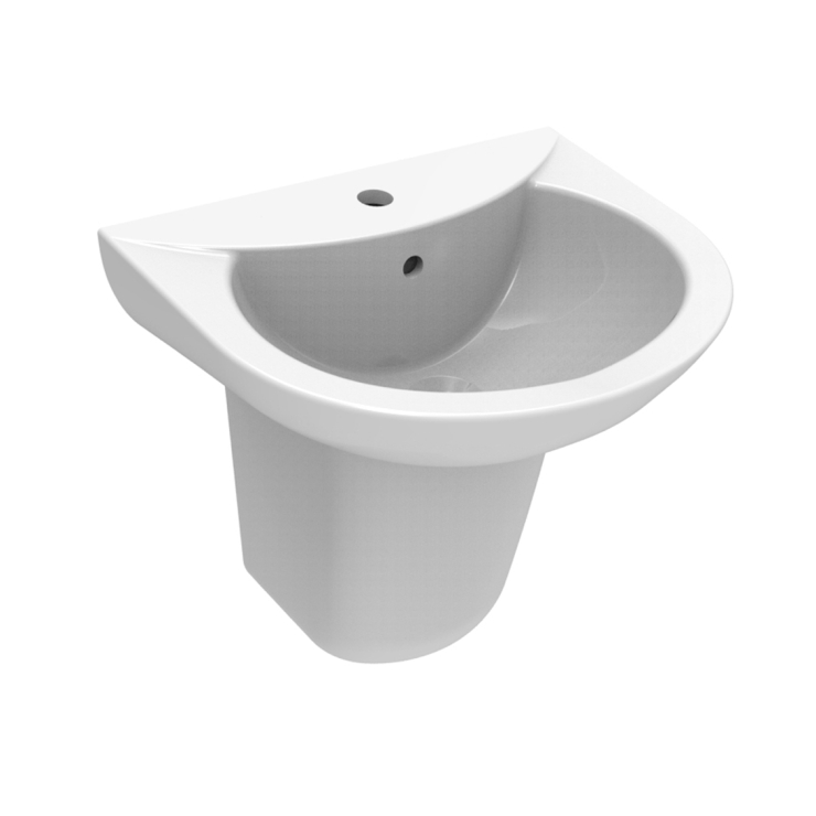 Chậu Lavabo Treo Tường JOMOO 12162-1/11P-I011