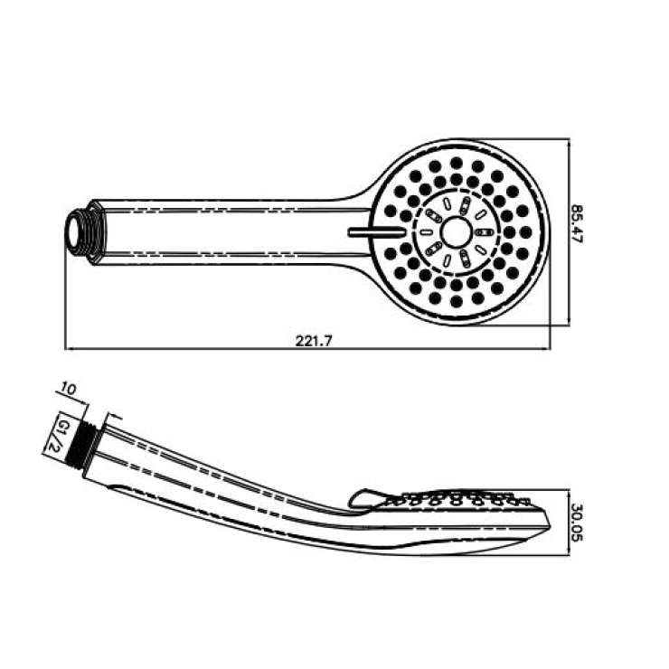 Tay Sen Tắm Lẻ JOMOO S82023-2B01-I011