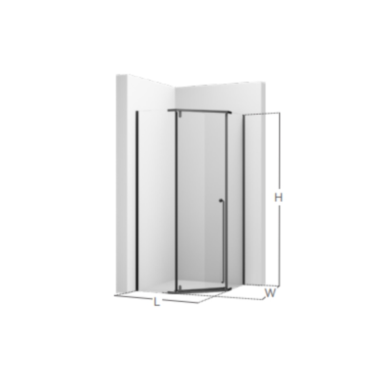 Vách tắm kính cửa mở M7A1810