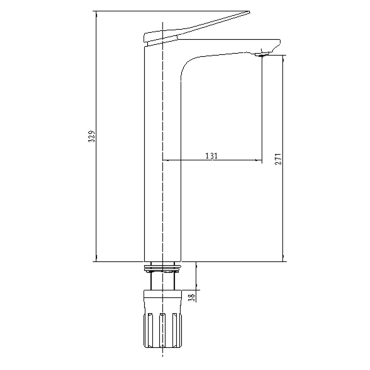 Vòi Lavabo Rửa Tay Nóng Lạnh JOMOO 32306-456/1B-Z