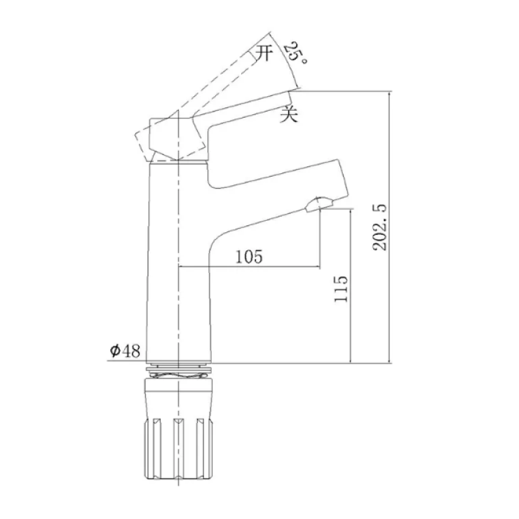 Vòi Lavabo Rửa Tay Nóng Lạnh Jomoo 32336-495/1B-I01Z