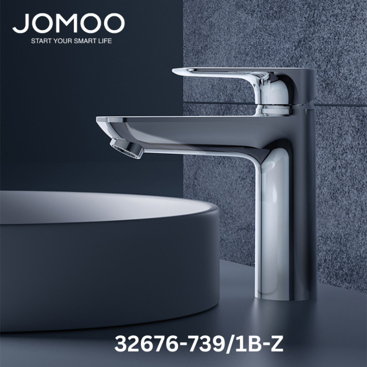 Vòi Lavabo Rửa Tay Nóng Lạnh JOMOO 32676-739/1B-Z