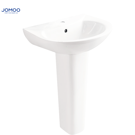 Chậu Lavabo Treo Tường chân dài JOMOO 12103-1/11P-I011