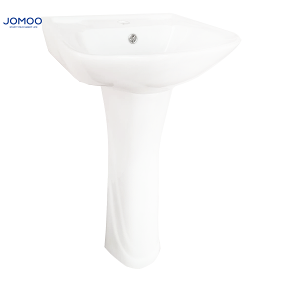Chậu Lavabo Treo Tường chân dài JOMOO 12489-1/11P-I011