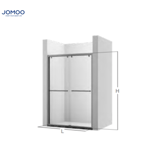 Vách tắm kính cửa trượt M1211S